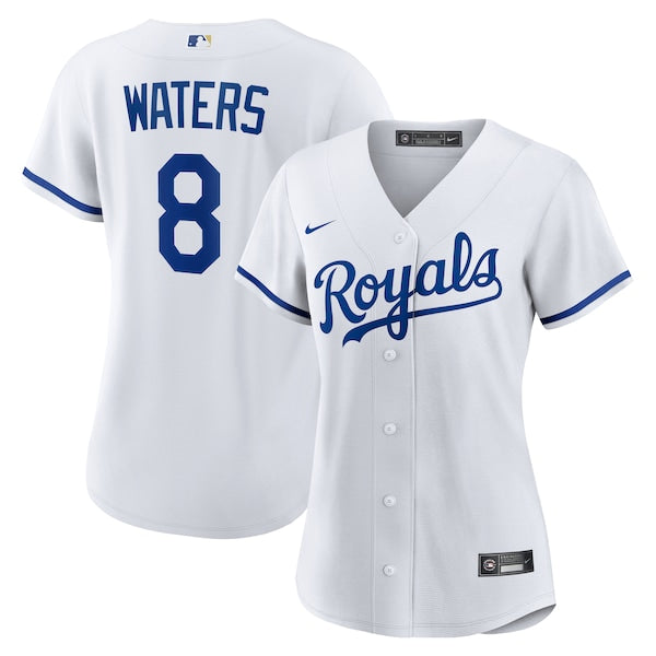 Drew Waters Kansas City Royals Nike Women's Home Replica Jersey - White