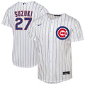 Seiya Suzuki Chicago Cubs Nike Youth Home Replica Player Jersey - White