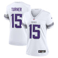 Dallas Turner Minnesota Vikings Nike Women's Alternate Game Player Jersey - White