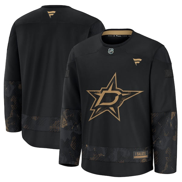Dallas Stars  2024 Military Appreciation Practice Jersey - Black