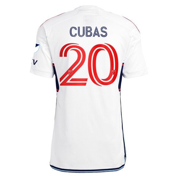 Andrés Cubas Vancouver Whitecaps FC adidas 2024 Bloodlines Authentic Player Jersey - White