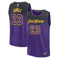 LeBron James Los Angeles Lakers  Youth 2024/25 Fast Break Player Jersey - City Edition - Purple
