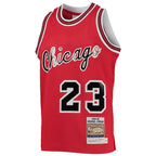 Youth Chicago Bulls Michael Jordan Red 1984/85 Hardwood Classics Authentic Jersey