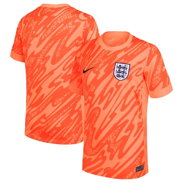 England National Team Nike Youth 2024 Goalkeeper Replica Stadium Jersey - Orange