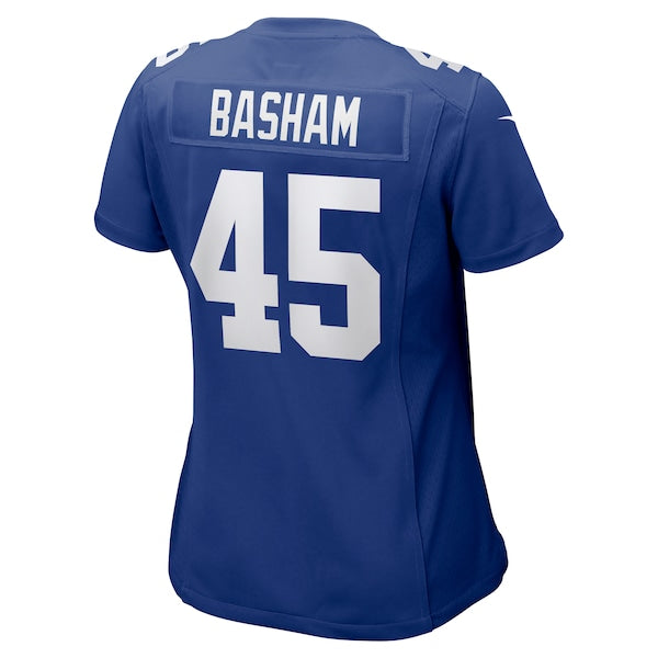 Boogie Basham New York Giants Nike Women's  Game Jersey -  Royal