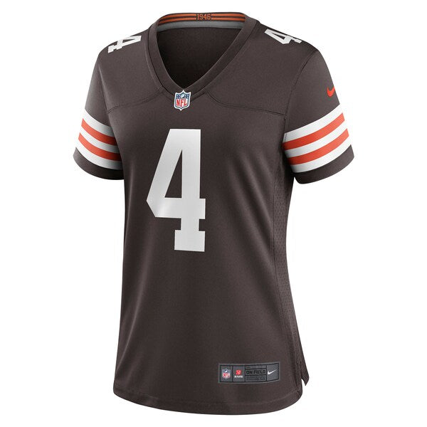 Deshaun Watson Cleveland Browns Nike Women's Player Jersey - Brown/White