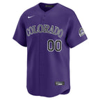 Youth Colorado Rockies Nike Alternate Limited Custom Jersey - Purple