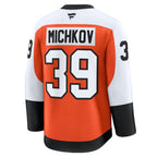 Matvei Michkov Philadelphia Flyers  Home Premium Jersey - Orange/Black