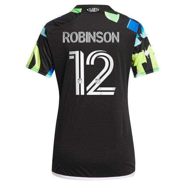 Miles Robinson Atlanta United FC adidas Women's 2024 The 404 Replica Player Jersey - Black