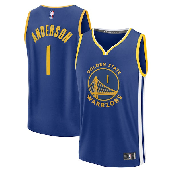 Kyle Anderson Golden State Warriors  Youth Fast Break Replica Player Jersey - Icon Edition - Royal