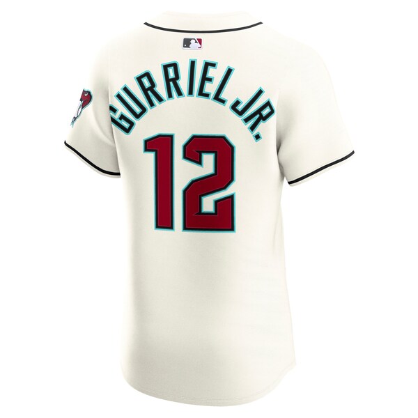Lourdes Gurriel Jr. Arizona Diamondbacks Nike Home Elite Jersey - Cream