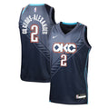 Shai Gilgeous-Alexander Oklahoma City Thunder Nike Youth 2025/26 City Edition Swingman Jersey - Navy