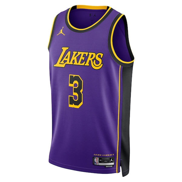 Anthony Davis Los Angeles Lakers Jordan Brand Unisex Swingman Jersey - Statement Edition - Purple