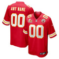Kansas City Chiefs Nike Super Bowl LIX Custom Game Jersey - Red