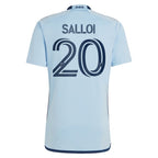 Daniel Salloi Sporting Kansas City adidas 2024 Hoops 4.0 Replica Player Jersey - Light Blue