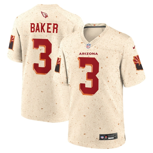 Budda Baker Arizona Cardinals Nike 2025 Rivalries Collection Game Jersey - Natural