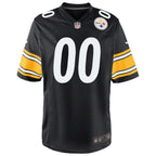 Pittsburgh Steelers Nike Youth Custom Game Jersey - Black