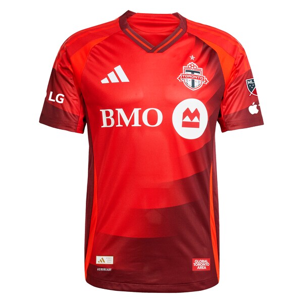 Toronto FC adidas 2025 Club Kit Authentic Custom Jersey - Red