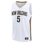 Dejounte Murray New Orleans Pelicans  Youth Fast Break Replica Player Jersey - Association - White Edition