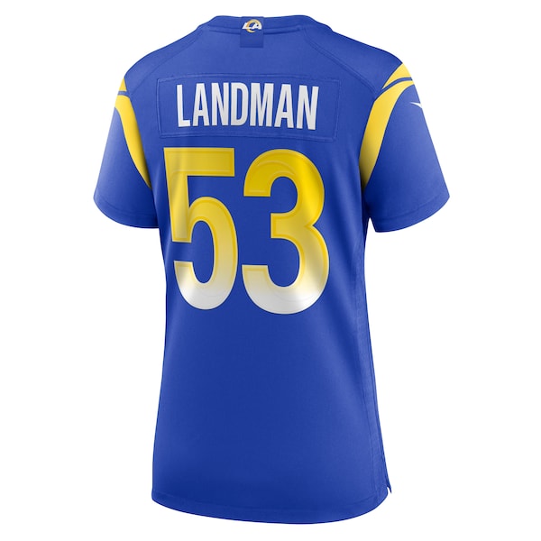 Nate Landman Los Angeles Rams Nike Women's Team Game Jersey -  Royal