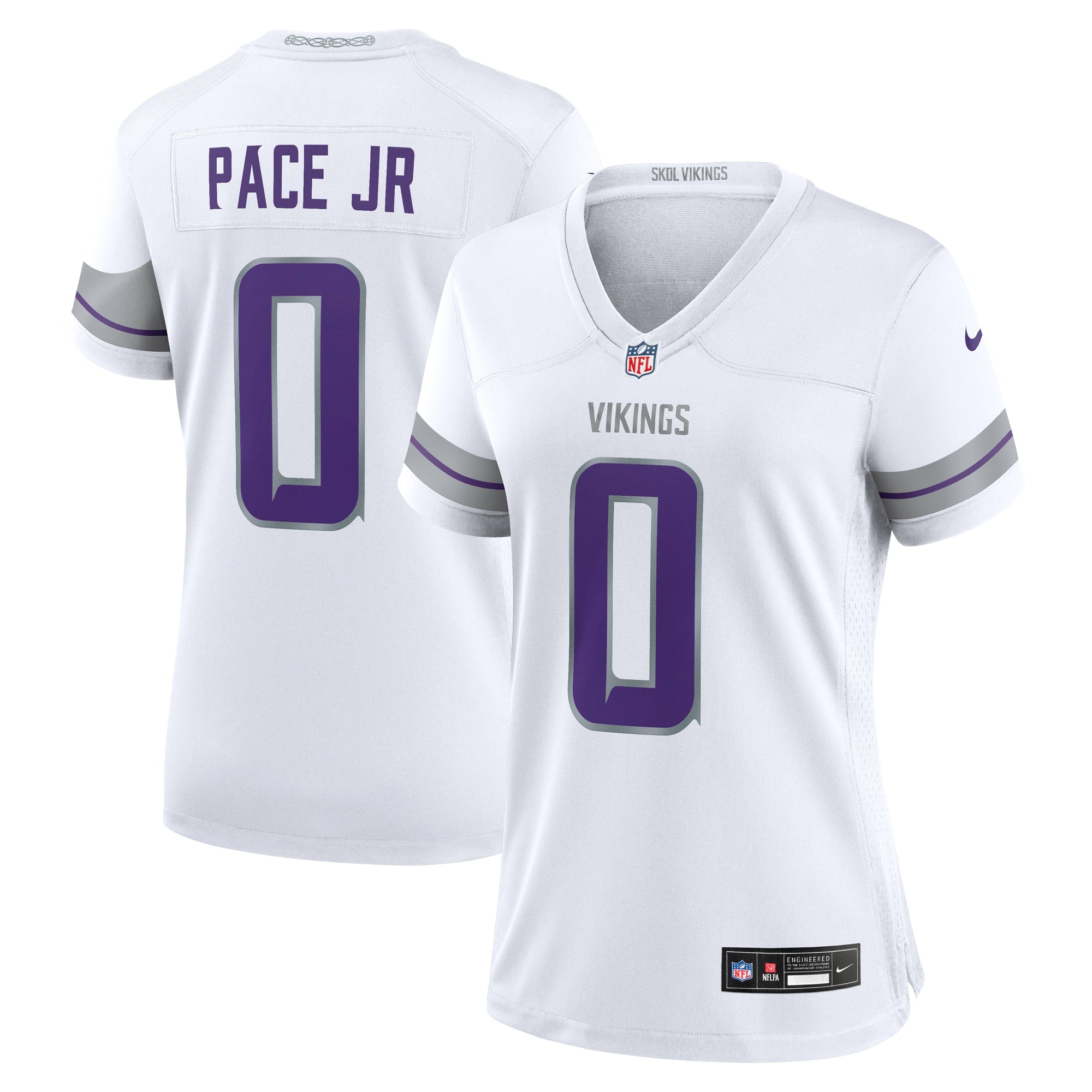 Ivan Pace Jr Minnesota Vikings Nike Women's  Game Jersey -  Purple/White