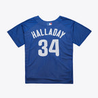 Roy Halladay Philadelphia Phillies  2010 Authentic Batting Practice Pullover Jersey - Royal