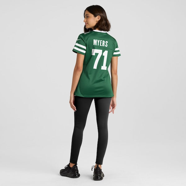 Josh Myers New York Jets Nike Women's Team Game Jersey - Legacy Green