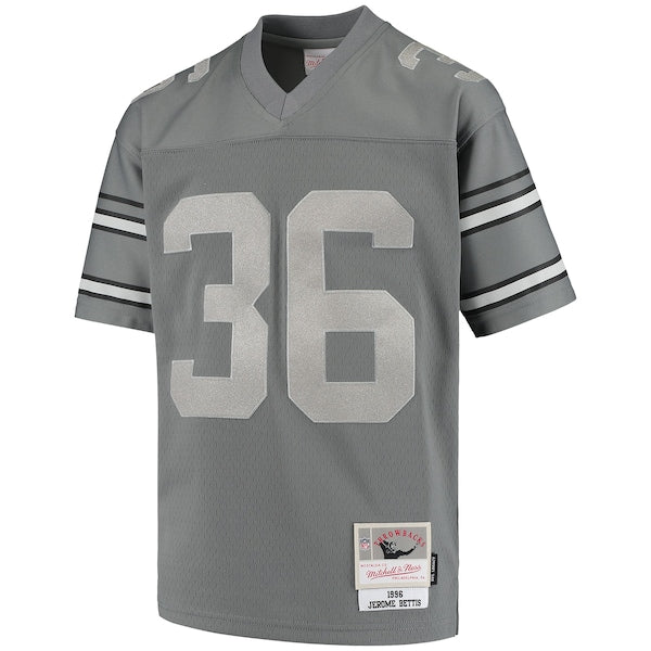Jerome Bettis Pittsburgh Steelers Youth 1996 Retired Player Metal Replica Jersey - Charcoal
