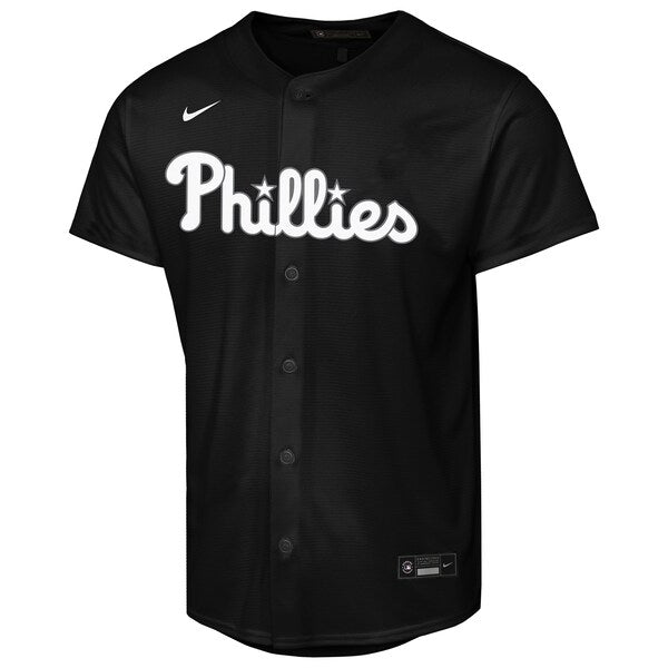 Bryce Harper Philadelphia Phillies Nike  Youth Lights Out Replica Player Jersey - Black