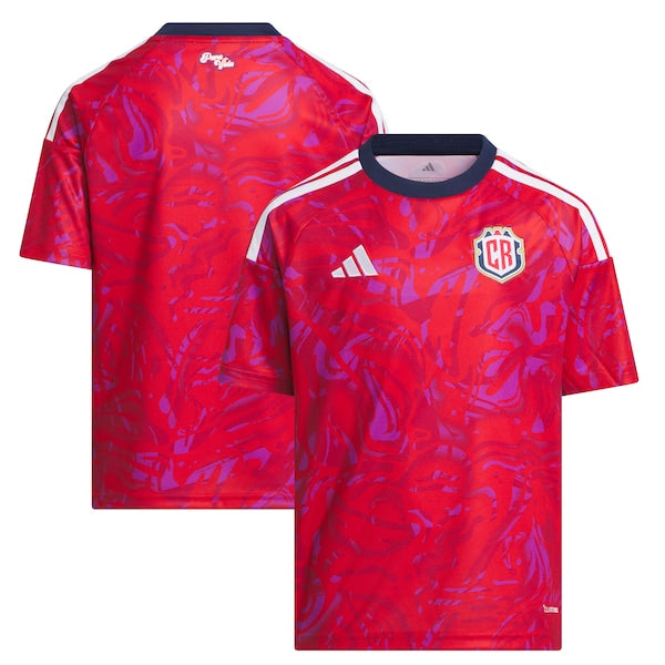 Costa Rica National Team adidas Youth FIFA x World Cup 2026 Home Replica Jersey - Red
