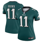 A.J. Brown Philadelphia Eagles Nike Women's Legend Jersey - Midnight Green