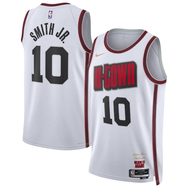 Jabari Smith Jr. Houston Rockets Nike Unisex 2024/25 Swingman Player Jersey - City Edition - White