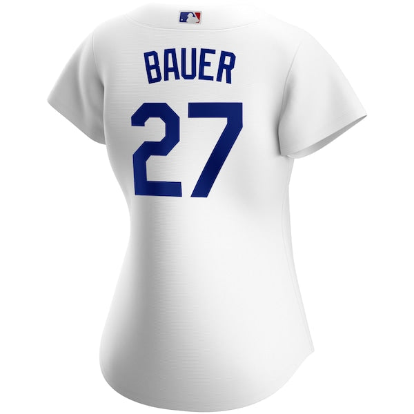 Nike Trevor Bauer Los Angeles Dodgers Women's Home Official Replica Player Jersey - White
