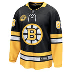 David Pastrnak Boston Bruins  100th Anniversary Premier Breakaway Player Jersey - Black