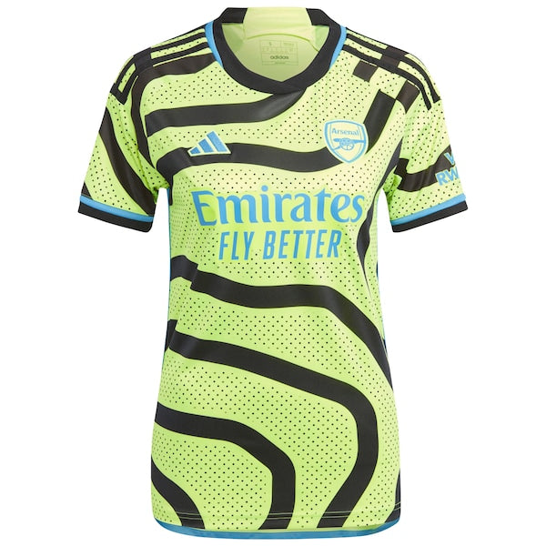 Arsenal adidas Women's 2023/24 Away Replica Custom Jersey - Yellow