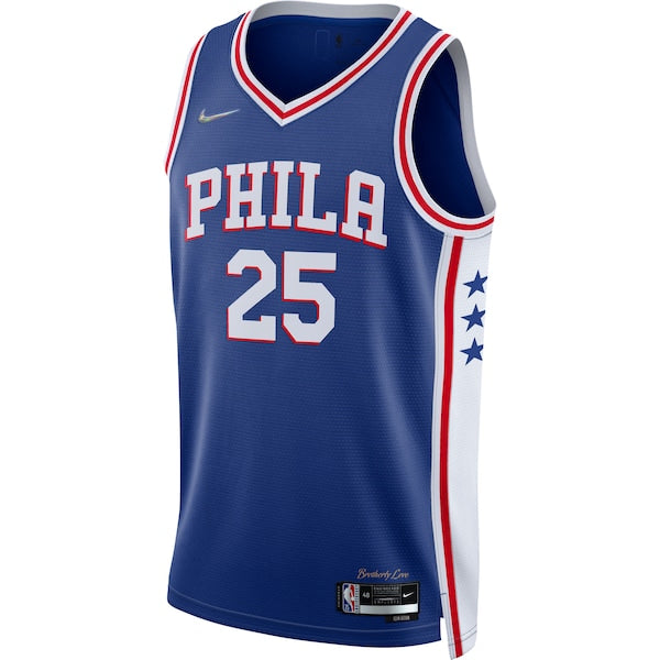 Ben Simmons Philadelphia 76ers Nike 2021/22 Diamond Swingman Jersey - Icon Edition - Royal