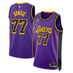 Luka Dončić Los Angeles Lakers Jordan Brand Statement Edition Swingman Jersey - Purple
