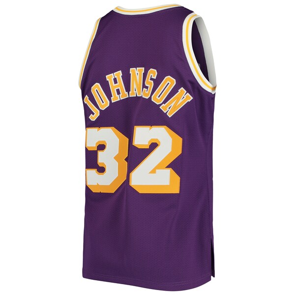 Magic Johnson Los Angeles Lakers 1984/85 Hardwood Classics Authentic Jersey - Purple/Gold