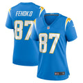 Simi Fehoko Los Angeles Chargers Nike Women's  Game Jersey -  Powder Blue