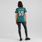 Landon Dickerson Philadelphia Eagles Nike Women's Team Game Jersey - Midnight Green