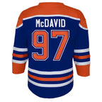 Connor McDavid Edmonton Oilers Preschool Home Replica Player Jersey - Royal