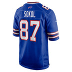 Matt Sokol Buffalo Bills Nike Team Game Jersey -  Royal