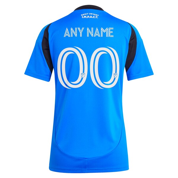 CF Montreal adidas Women's 2025 Montréal Original Replica Custom Jersey - Blue