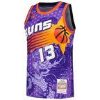 Steve Nash Phoenix Suns 1996/97 Hardwood Classics Asian Heritage 6.0 Swingman Throwback Player Jersey - Purple