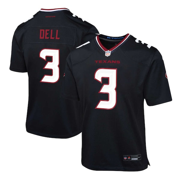 Tank Dell Houston Texans Nike Youth Alternate Game Jersey - Navy