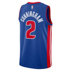 Cade Cunningham Detroit Pistons Nike Unisex Swingman Jersey - Icon Edition - Blue/White