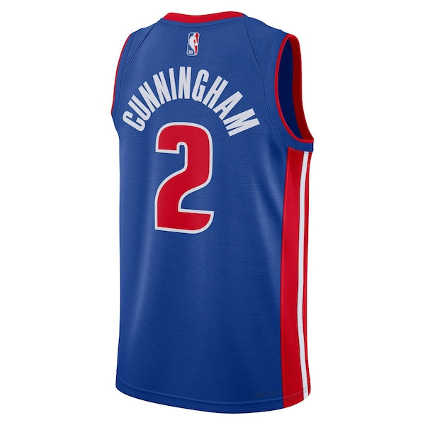 Cade Cunningham Detroit Pistons Nike Unisex Swingman Jersey - Icon Edition - Blue/White