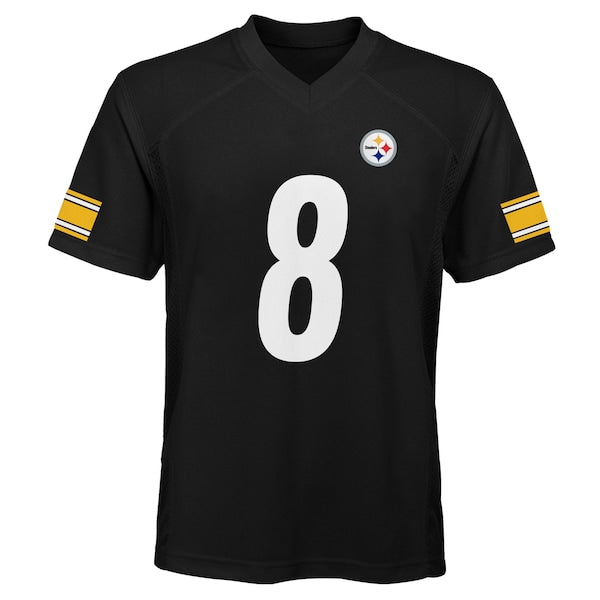 Aaron Rodgers Pittsburgh Steelers Outerstuff Youth Replica Player Jersey - Black