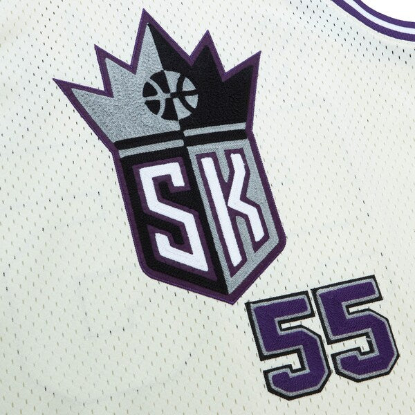 Jason Williams Sacramento Kings  Chainstitch Swingman Jersey - Cream