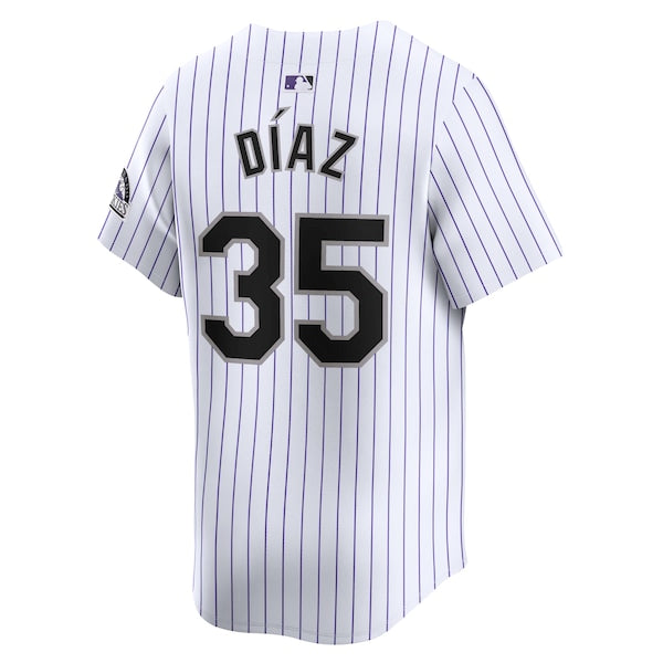 Elias Diaz Colorado Rockies Nike Home Limited Player Jersey - White